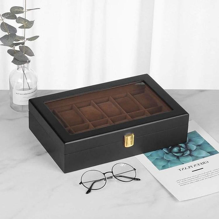 Watch Storage Box with 12 Slots for Watch Collection