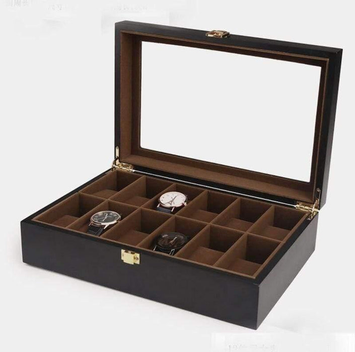 Watch Storage Box with 12 Slots for Watch Collection