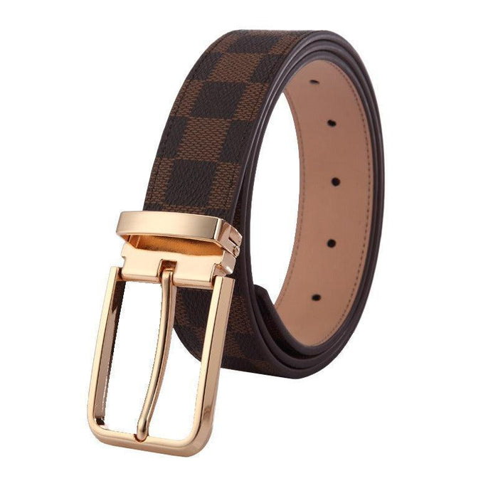 Luxury Leather Suit Belt For Men, Erland Model