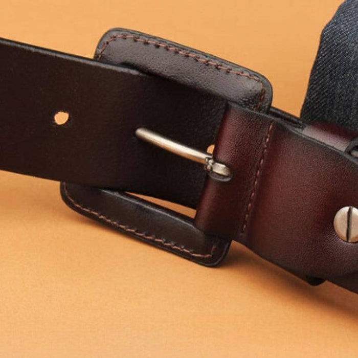 Leather Belt For Women or Men, Corvette Model