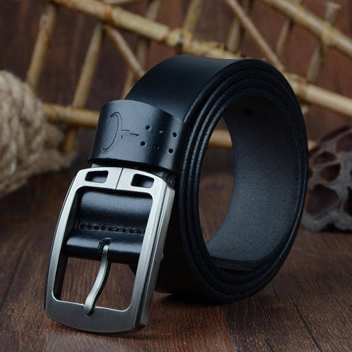 Vintage Casual Leather Belt For Men, Maverick Model