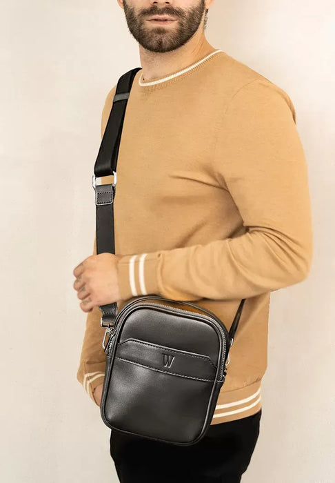 Men’s Leather Crossbody Bag – Stylish and Practical for Everyday Use