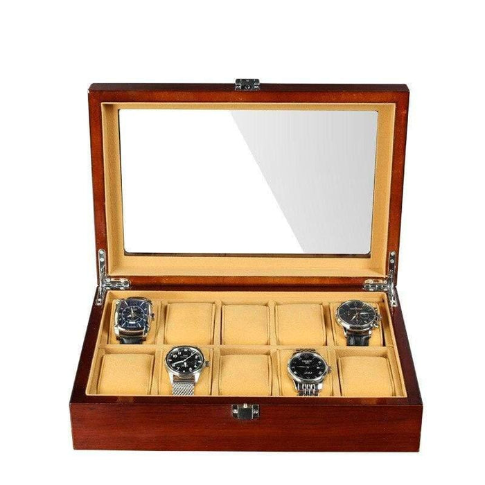 Watch Box Holder for Watch Collection Storage with 10 Slots