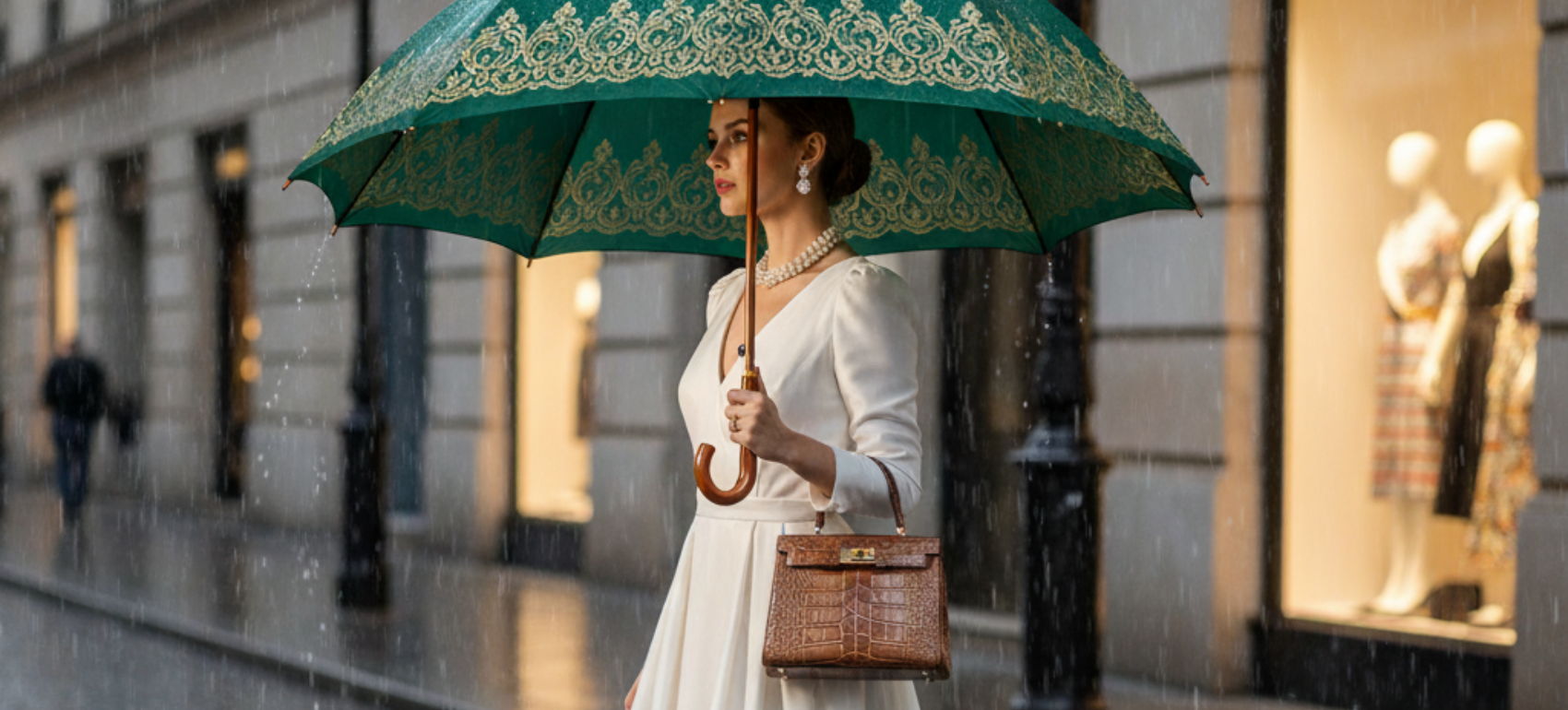 How to Use a Luxury Umbrella to Protect Your Outfit and Accessories?