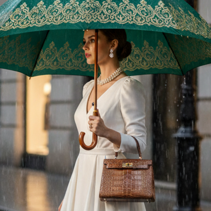 How to Use a Luxury Umbrella to Protect Your Outfit and Accessories?