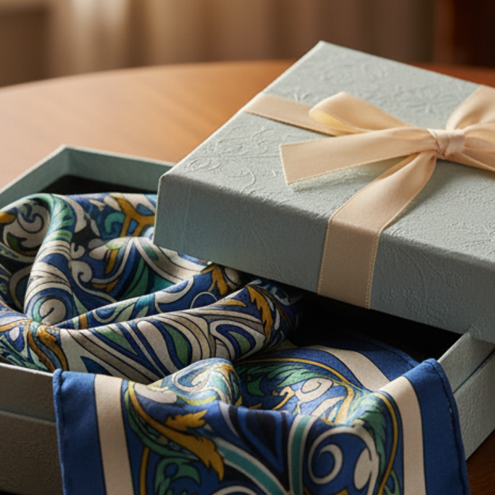 Why Fashion Lovers Treasure Handcrafted Silk Scarves as a Gift?