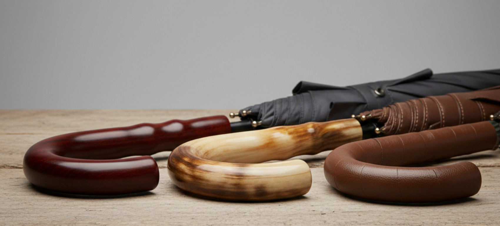 Wood, Horn, or Leather Handles: Which Artisan Umbrella Handle Is Best?