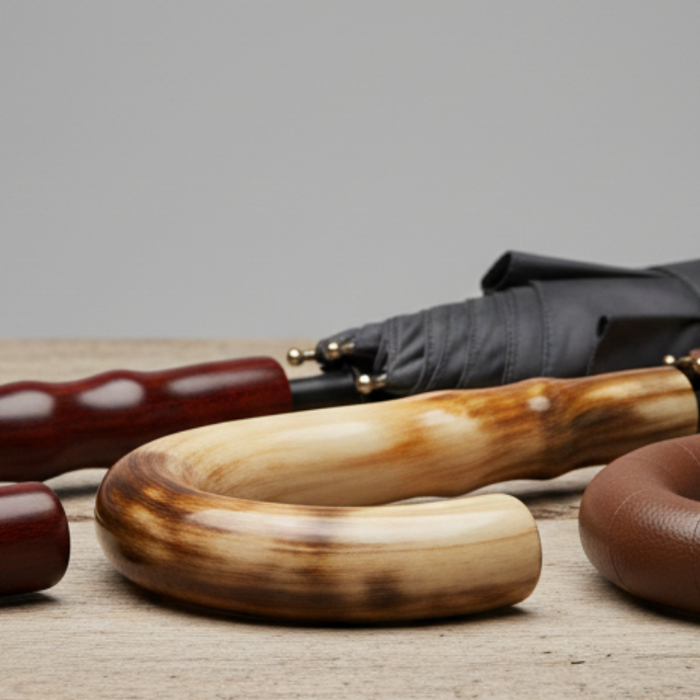 Wood, Horn, or Leather Handles: Which Artisan Umbrella Handle Is Best?