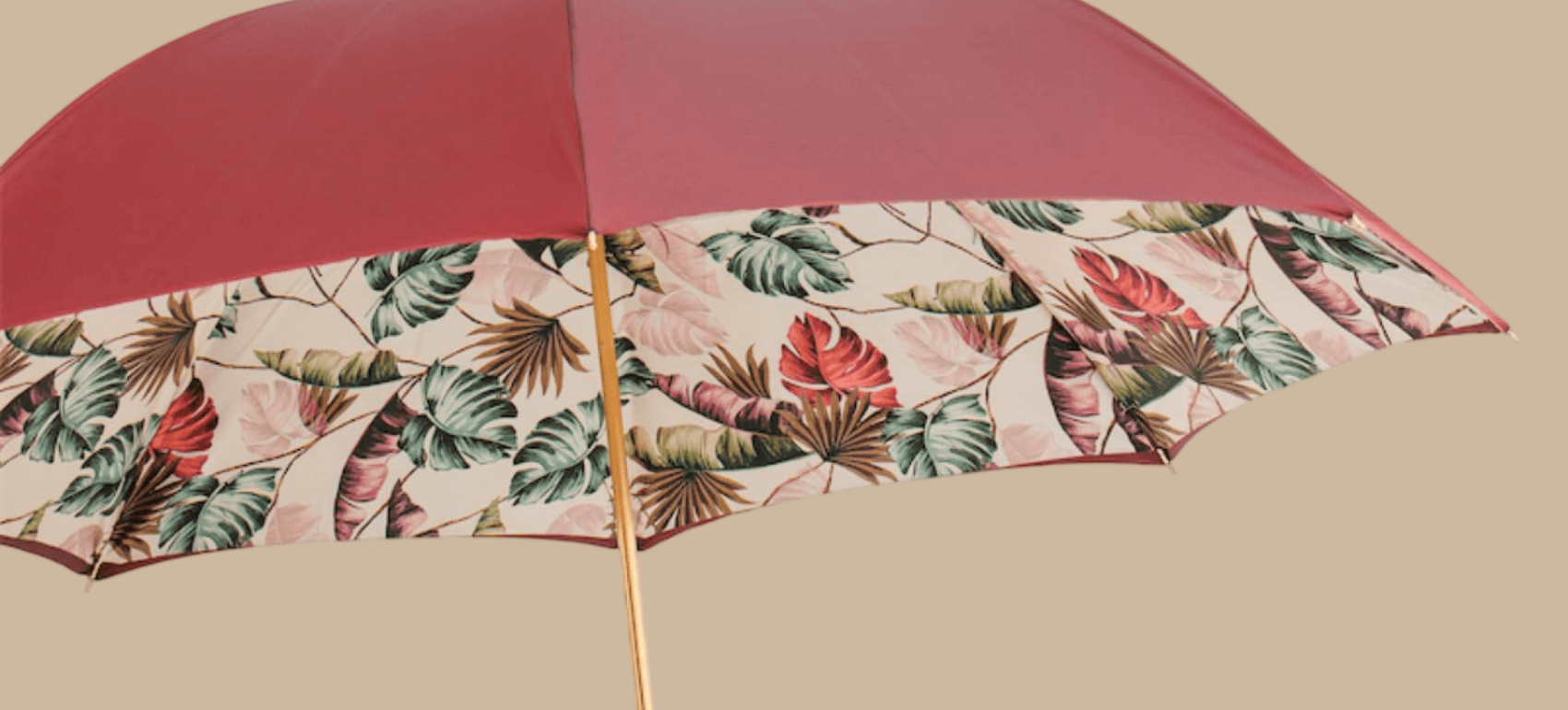 Double Cloth Construction of Luxury Umbrellas Enhances Structural Stability