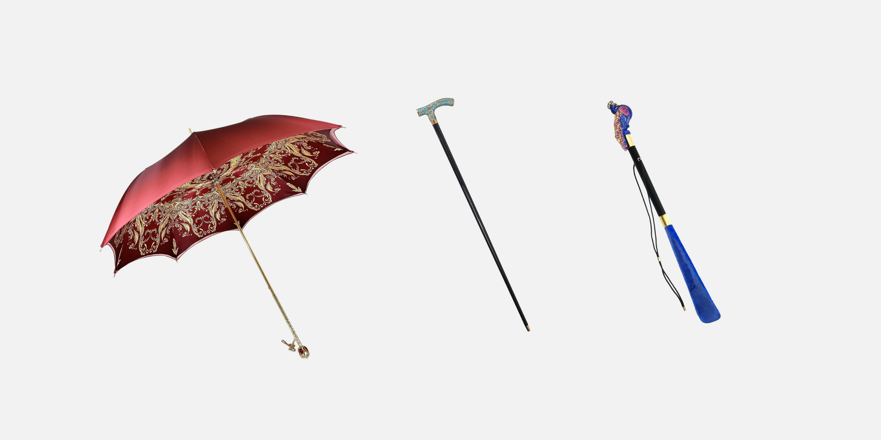 Manufacturer of exquisite unique umbrellas and walking canes