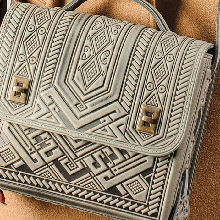 Boho Elegance. Discovering Embossed Leather Bags for the Modern Woman