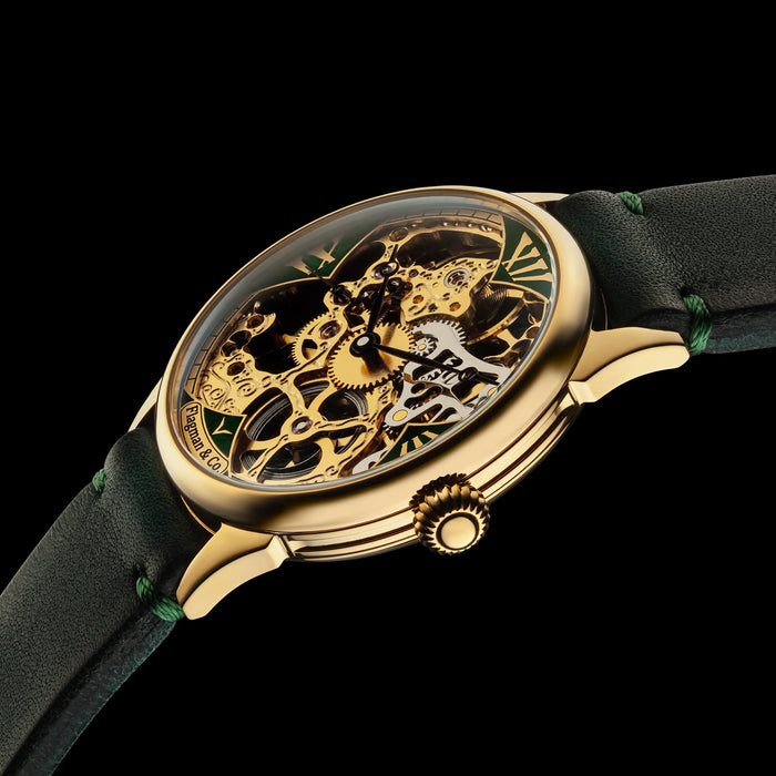 Handmade Skeleton Watch – Elegant Groomsmen Timepiece