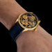 Masonic Skeleton Watch for Men – Engraved Mechanical Timepiece