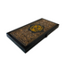 Premium black stone backgammon board