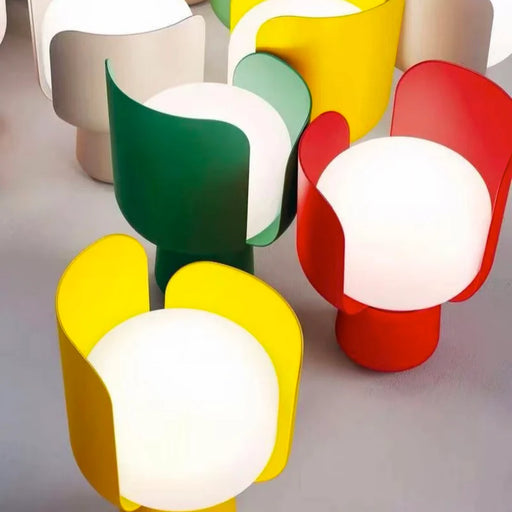 Charming Petal-Inspired Post-Modern Table Lamp with an Artistic Touch