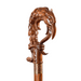 Brown phoenix walking cane