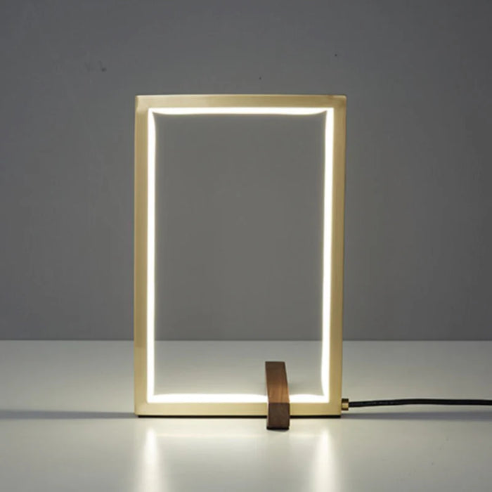 Sleek and Minimalist Square-Design Table Lamp for a Modern Touch