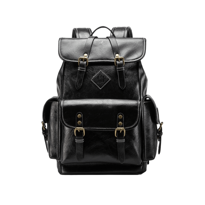 Designer Vintage Leather Backpack