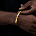 Golden Serpent Bracelet 3mm - 925 Sterling Silver