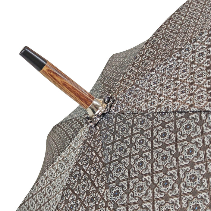 Stylish Umbrella with Caiman Crocodile Leather Handle