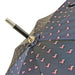 Sophisticated Exclusive Umbrella with Silver-Plated Handle