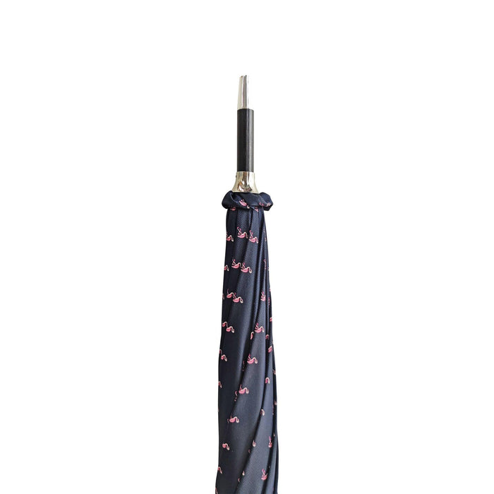 Sophisticated Exclusive Umbrella with Silver-Plated Handle