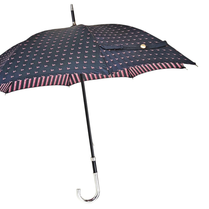 Exclusive umbrella design with Silver Plated handle - Artynov | Unique Handmade Accessories