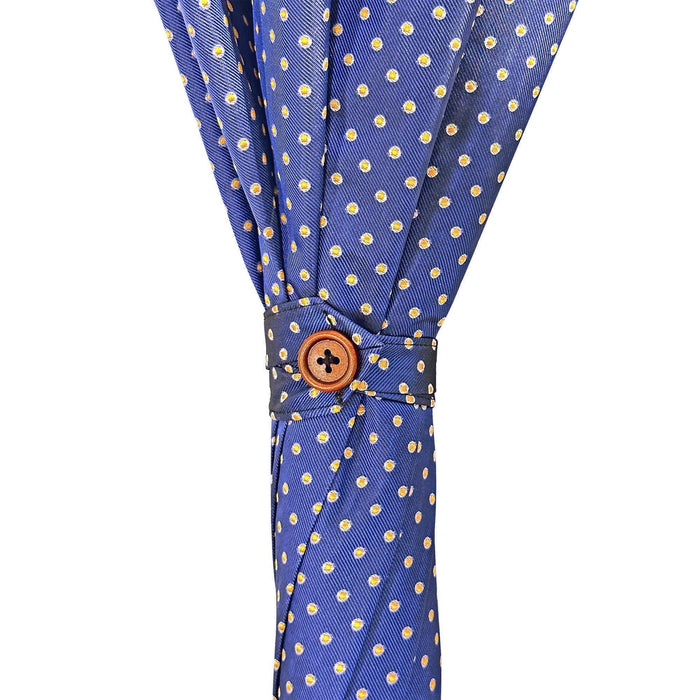 il Marchesato Handmade Whanghee Bamboo-Gentlemen's Umbrella with dots - Artynov | Unique Handmade Accessories