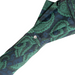 Exclusive Leather Handle Handcrafted Turquoise Paisley Umbrella