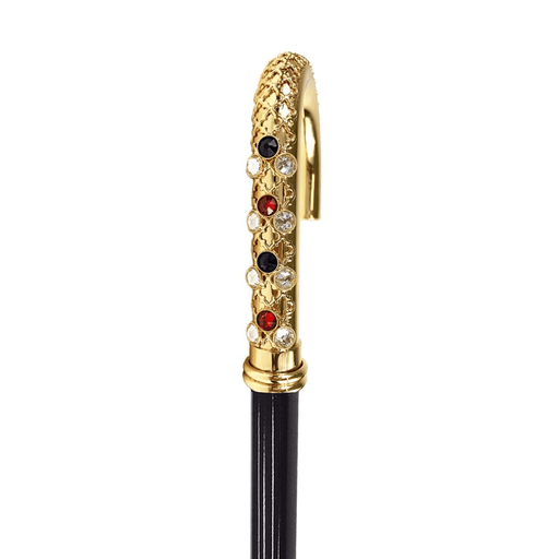 Unique Gold-plated Brass Handle Luxury Cane for Men