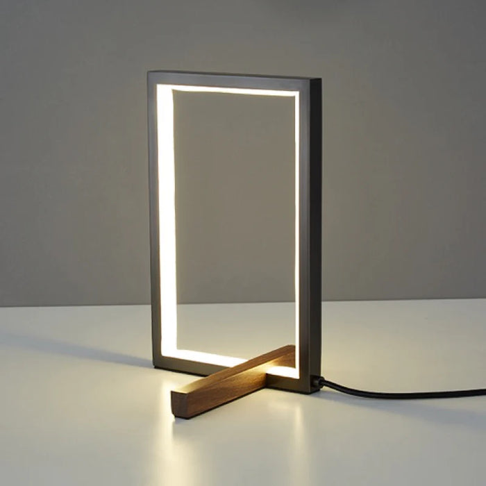 Sleek and Minimalist Square-Design Table Lamp for a Modern Touch