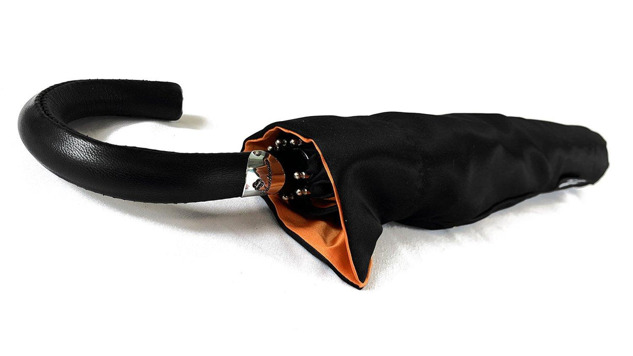 Limited Edition Model Exclusive Black and Orange Folding Umbrella