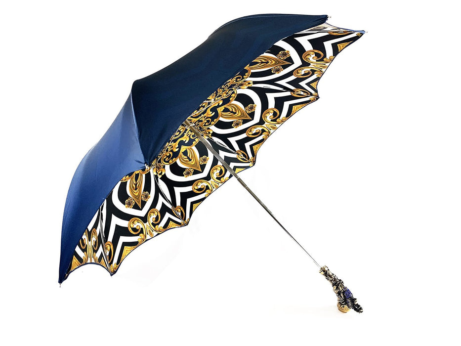 Elegant umbrella with 24K gold scorpion handle