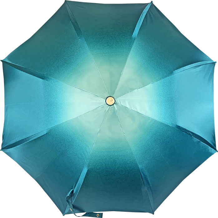 Wonderful Turquoise Women's Umbrella with Chic Handle