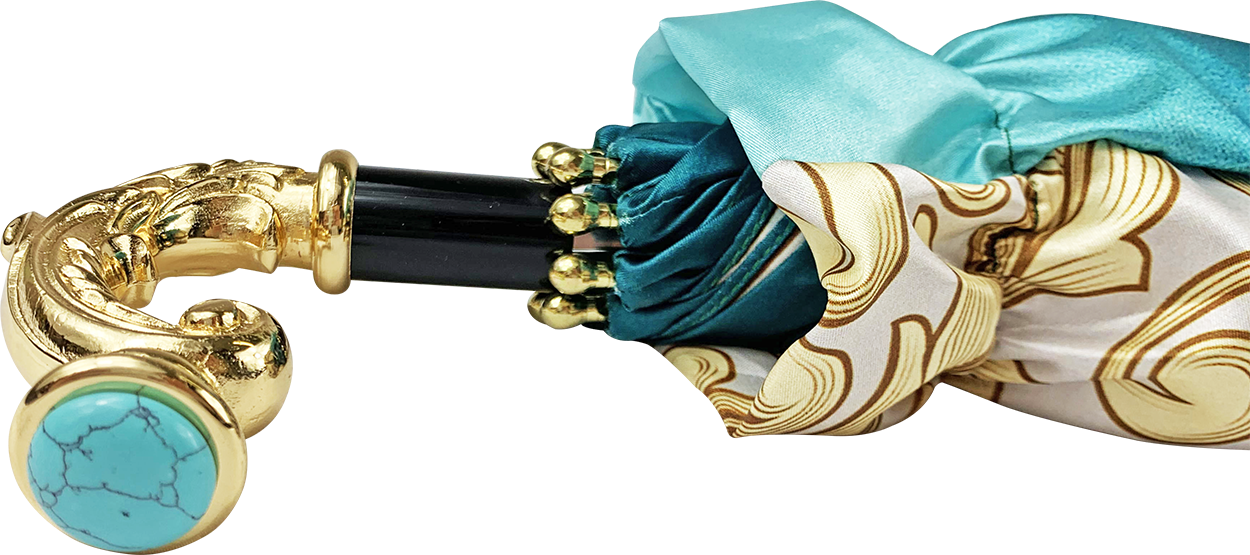 Trendy turquoise umbrella for women
