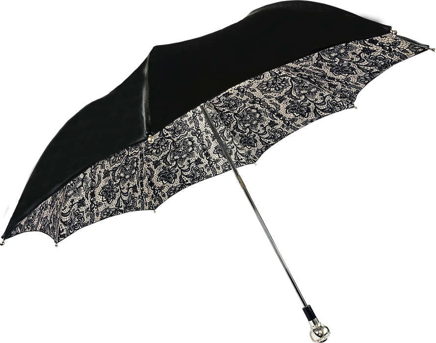 Stylish folding umbrellas with feminine designs