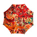 Chic umbrellas featuring modern abstract designs in red