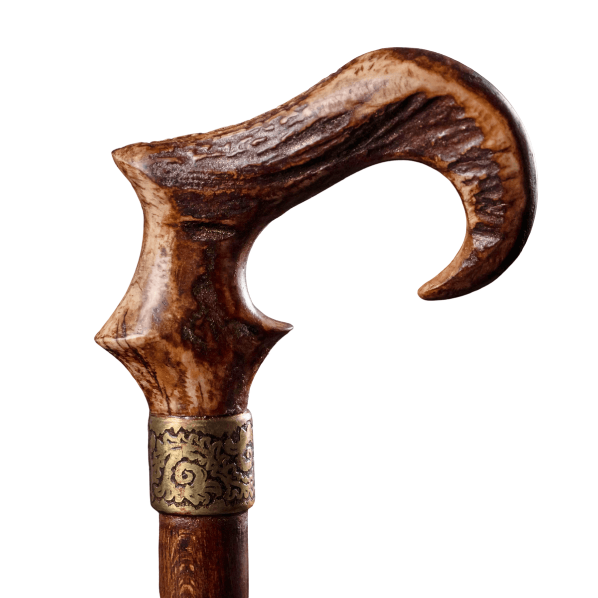 Swaledale Crook Walking Stick Oak Wood Rare – Personalized