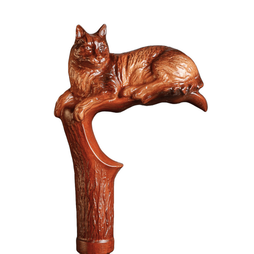 Comfort grip cat walking cane