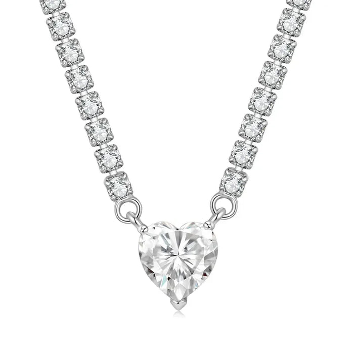 5 Carat Luxury Moissanite Pendant Necklace for Women