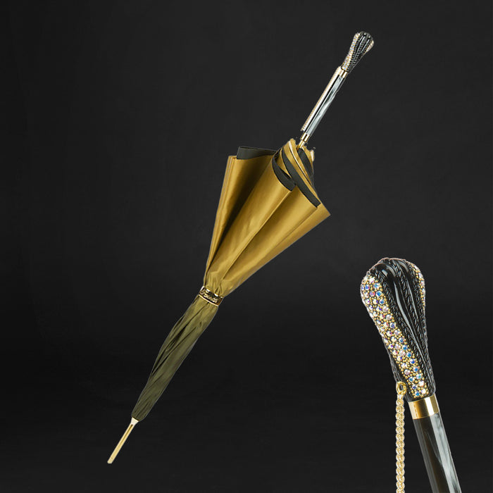 Vintage Umbrella Floral Design - Quality Fashion Umbrella for Wind