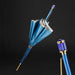 blue animal print double layer umbrella - fashionable