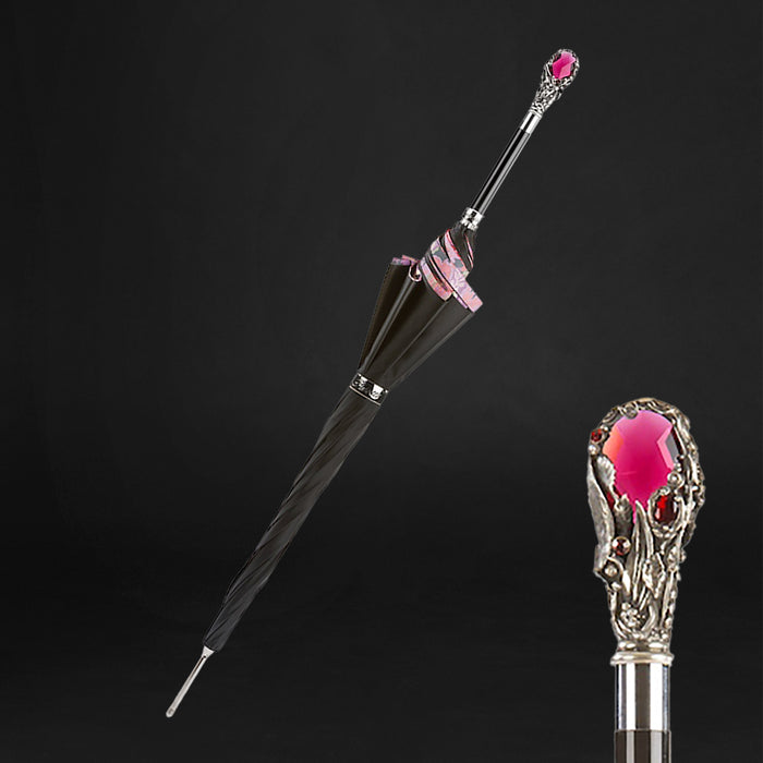 Red gem handle umbrella