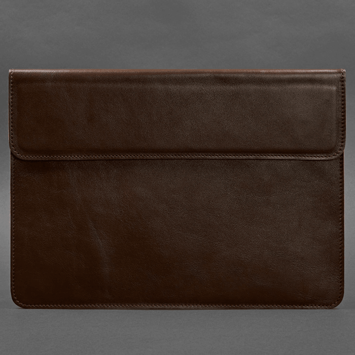 Leather Envelope Cover With Magnets 15-16 Inch, High Quality Leather