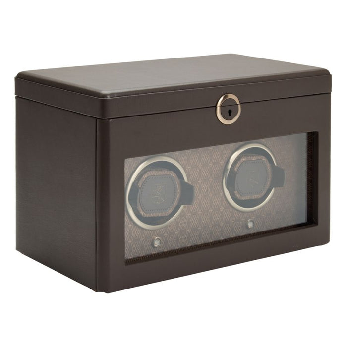 Wolf Earth Double Coffee Watch Winder 190406