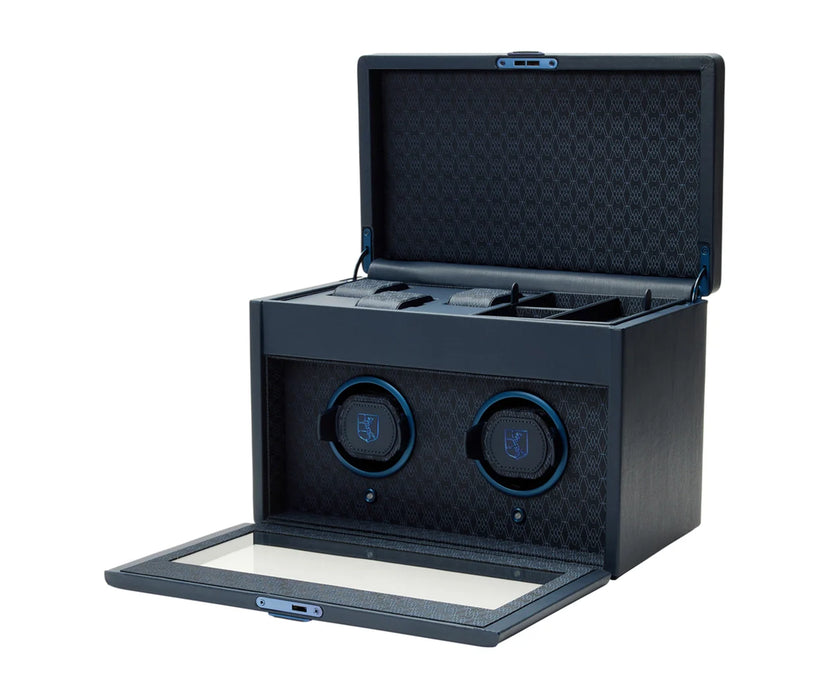 Wolf Earth Double Blue Watch Winder 190417