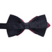 Blue Dotted Diamond Bow Tie for Men Elegant Pre-Tied Accessory
