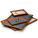Elegant solid wood jewelry tray