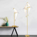 Stylish Origami Bird-Inspired Table or Floor Lamp with a Unique and Artistic Design