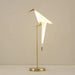 Stylish Origami Bird-Inspired Table or Floor Lamp with a Unique and Artistic Design